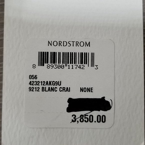 Balenciaga Tresse Calf Fringed Off White Leather Tote - Picture 10 of 13